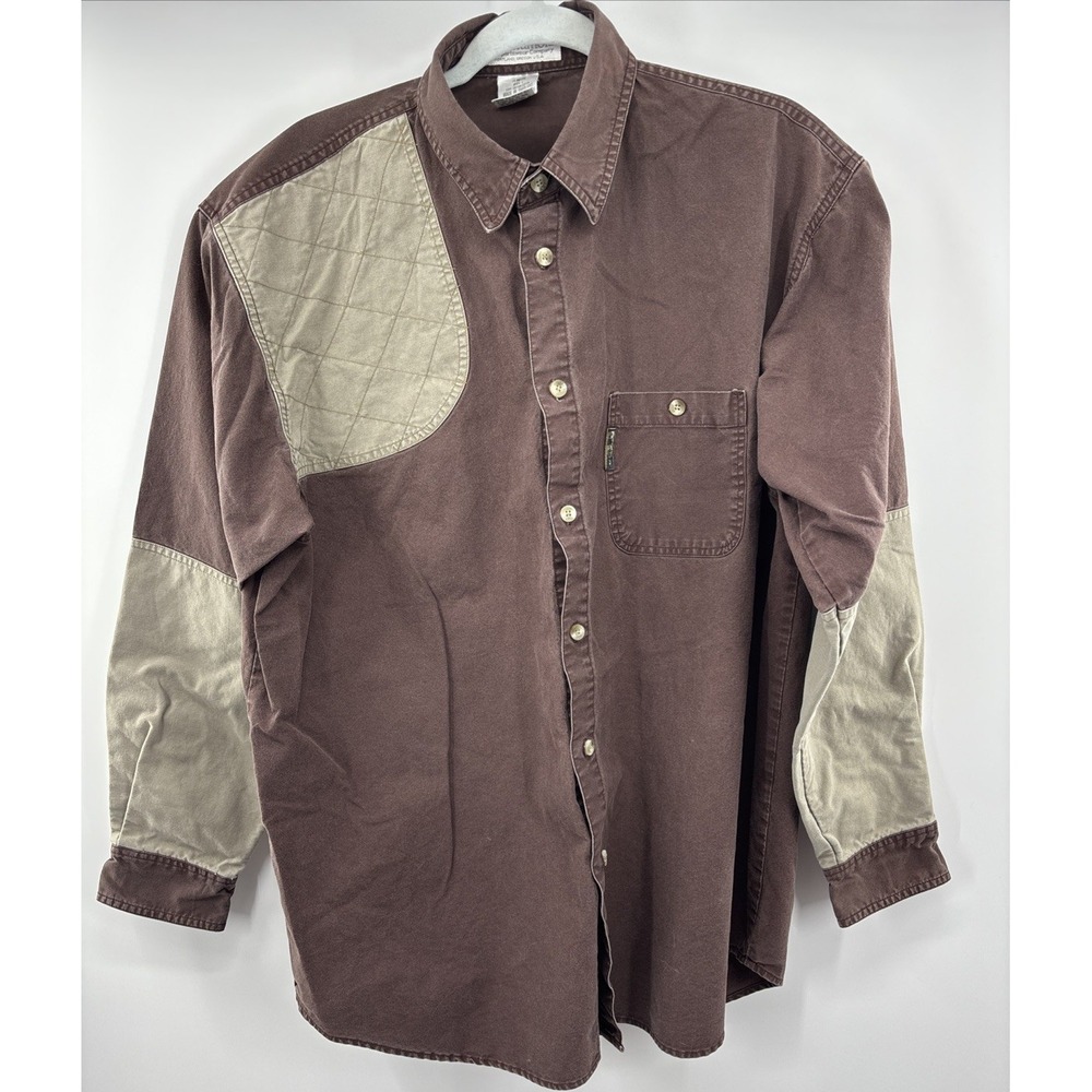 Columbia Sportswear Vintage Long Sleeve Button Down Shirt Hunt 90's  Heavy Large